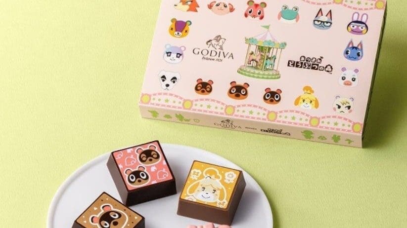Estos son los chocolates para San Valentín de la colaboración entre Animal Crossing: New Horizons y Godiva
