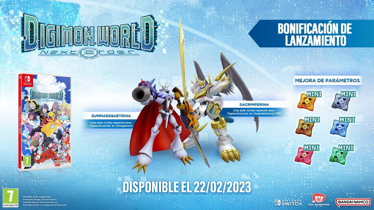 El Mundo Digital de Digimon llega a Nintendo Switch con Digimon World: Next  Order: reserva disponible - Nintenderos