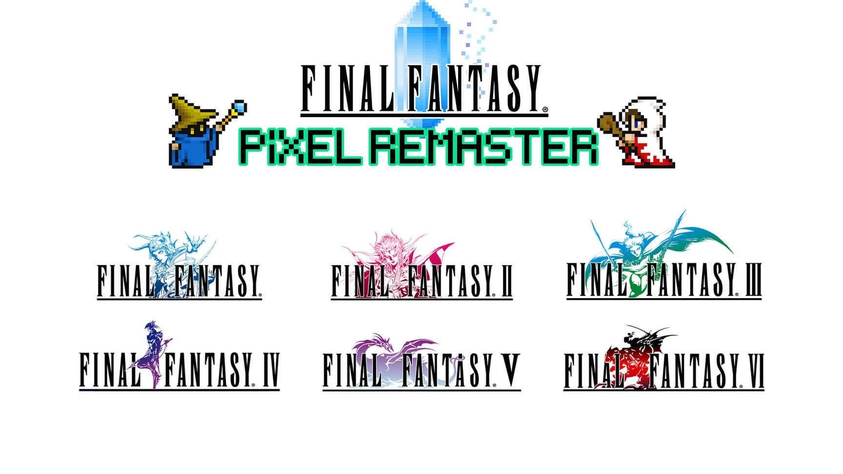 Tamaño de la descarga de Final Fantasy Pixel Remaster Collection en pack y por separado