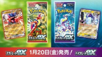 Más detalles de la primera colección de Pokémon Escarlata y Púrpura para el JCC