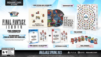 Anunciado Final Fantasy Pixel Remaster Collection oficialmente para Nintendo Switch con esta edición física