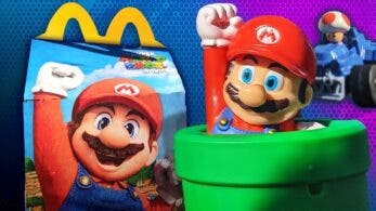 Unboxing de algunos de los juguetes de Super Mario Bros.: La Película de McDonald’s