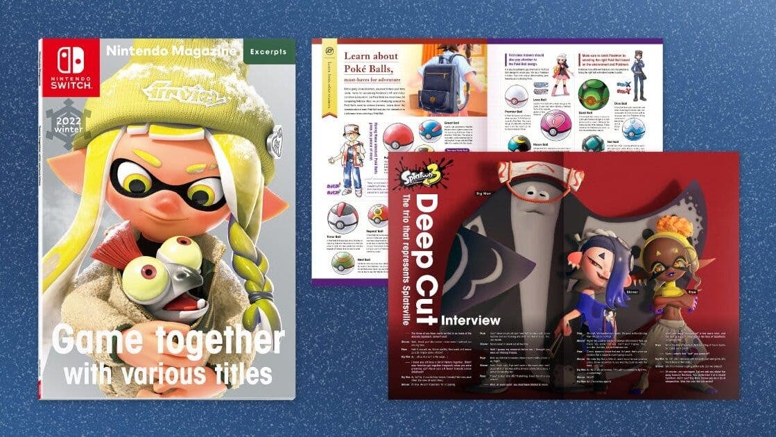 Ya puedes echar un vistazo a la revista de Nintendo para invierno de 2022