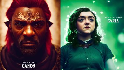 Tom Holland, Emma Watson y más, como personajes de The Legend of Zelda en estos geniales fan-arts