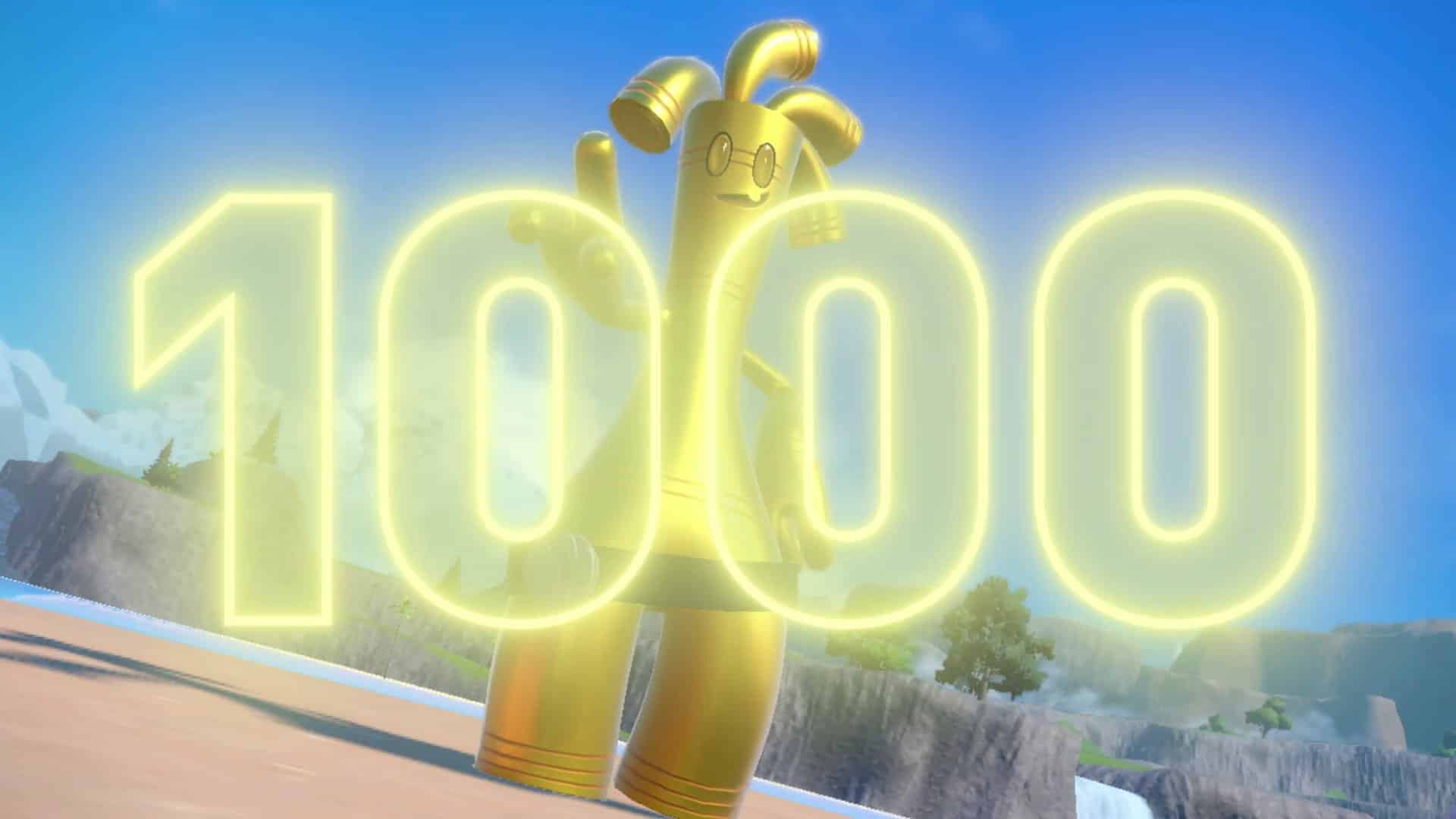 Artes oficiales de nuevos Pokémon y personajes de Paldea y vídeo de 1008 encuentros