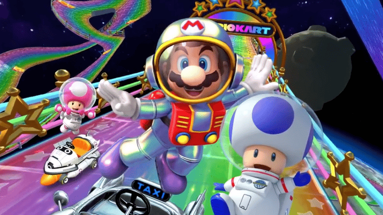 Así luce Wii Senda Arcoiris en Mario Kart Tour