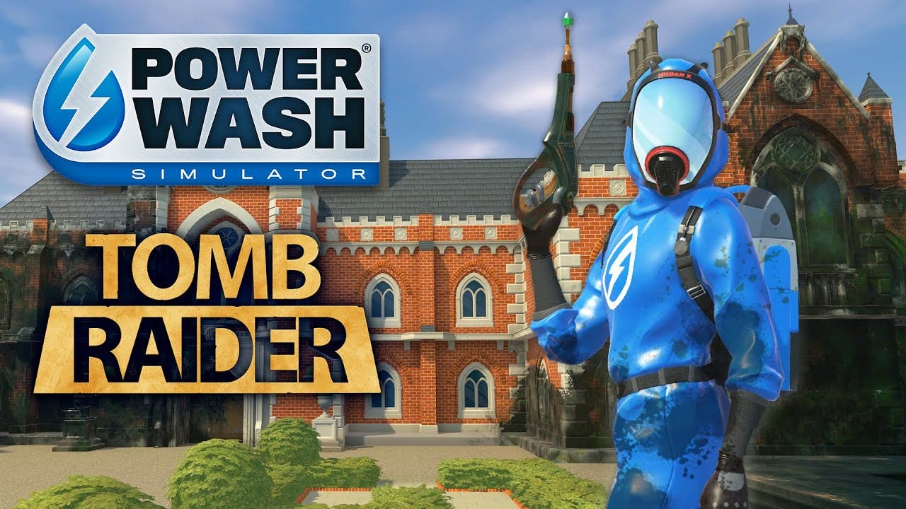 Square Enix anuncia fecha y DLC gratis de Tomb Raider para PowerWash Simulator