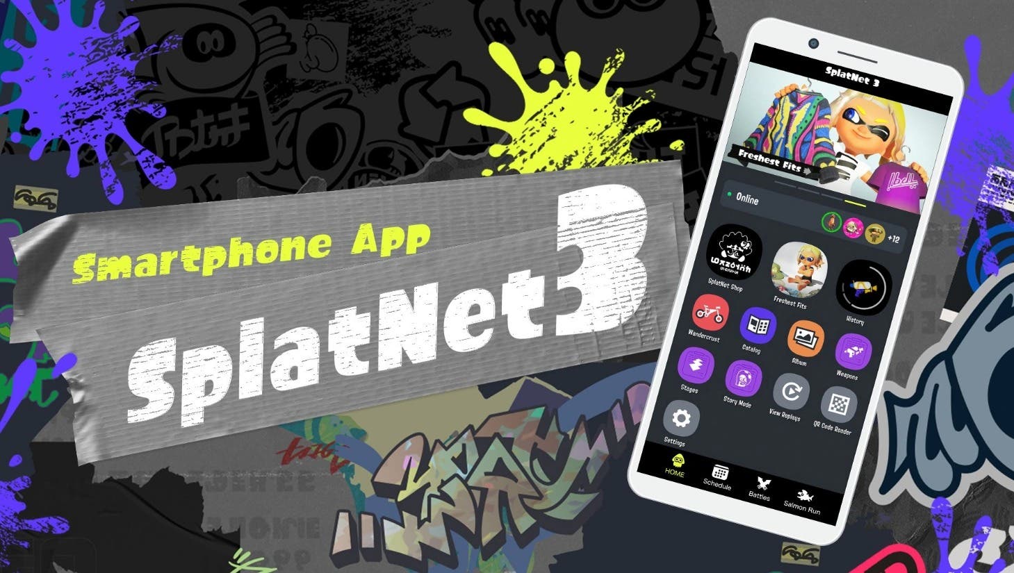 La app SplatNet 3 de Splatoon 3 recibe una nueva actualización
