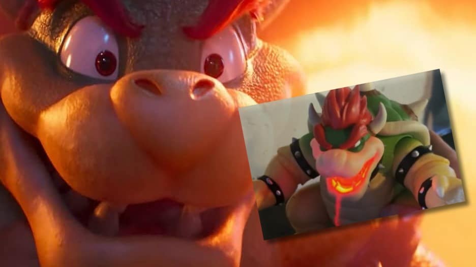 El juguete de Bowser de la película de Super Mario oculta un efecto alucinante