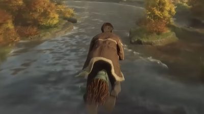 Así de gustoso es nadar en Hogwarts Legacy