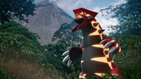 Ponen un collarín a su Groudon Primigenio en esta hilarante escena de Pokémon GO