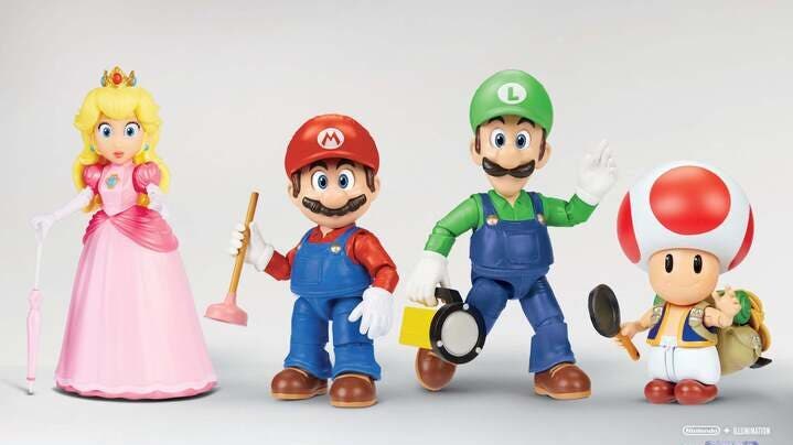 Jakks Pacific lanzará estos juguetes de Super Mario Bros.: La Película el próximo mes