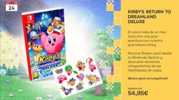 La nueva versión de Kirby’s Return to Dreamland Deluxe llega a Nintendo Switch