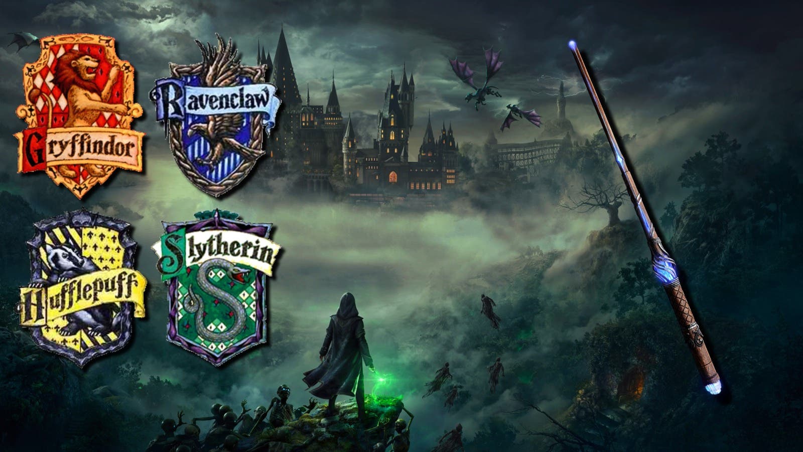Cómo seleccionar varita y casa en Hogwarts Legacy antes de su lanzamiento