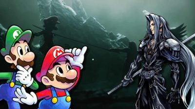 Así sería el enfrentamiento de Mario y Luigi contra Sefirot según los fans