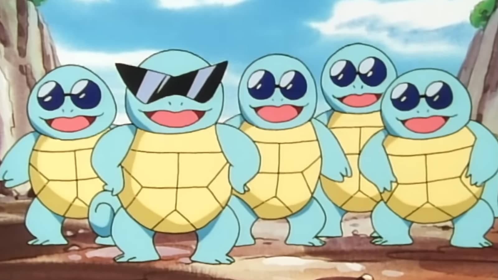 Recrean al estilo retro una escena del anime de Pokémon protagonizada por el Escuadrón Squirtle