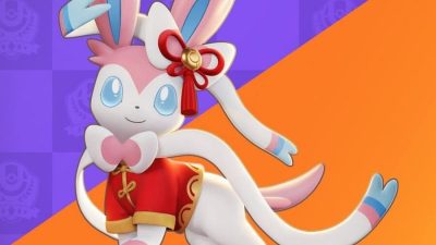 Sylveon celebra el Año Nuevo con este Holoatuendo en Pokémon Unite