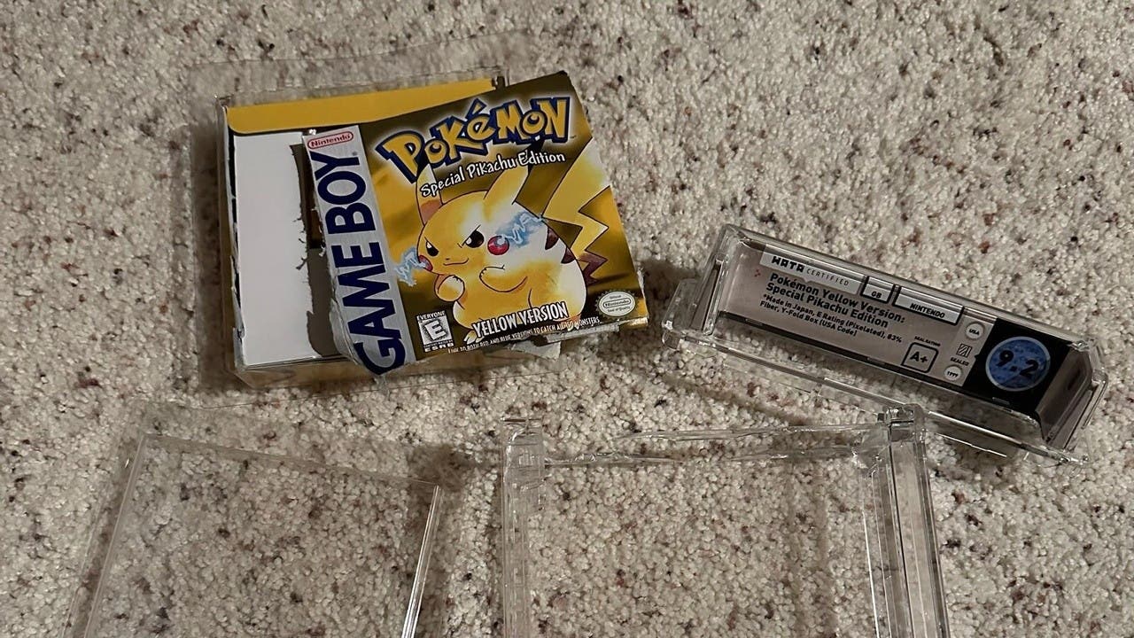 Esta valiosa copia de Pokémon Amarillo ha sido destruida en las aduanas de Estados Unidos