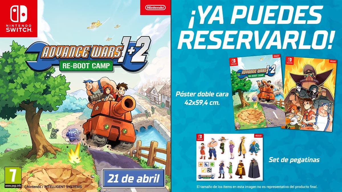 Regalos por reservar Advance Wars 1+2: Re-Boot Camp en diferentes tiendas españolas