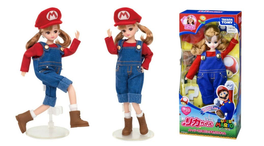 Super Mario confirma su propia muñeca Licca-chan
