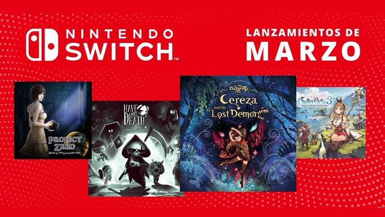 Nintendo comparte el calendario de lanzamientos de Switch oficial de marzo de 2023