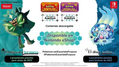 Pokémon Escarlata y Púrpura detalla su DLC y el regreso de otros Pokémon