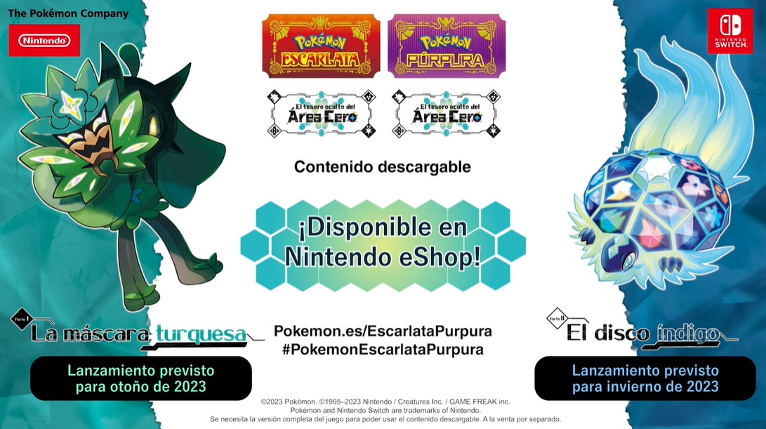 Pokémon Escarlata y Púrpura detalla su DLC y el regreso de otros Pokémon -  Nintenderos