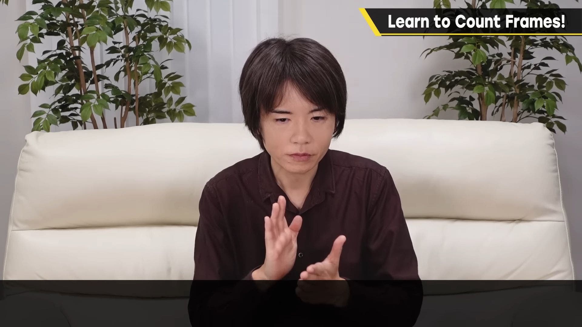 Sakurai nos enseña a contar FPS dando palmadas en su nuevo vídeo