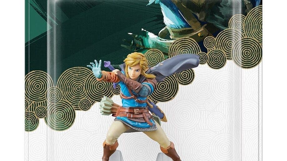Así luce la caja de la figura amiibo de Link en Zelda: Tears of the Kingdom
