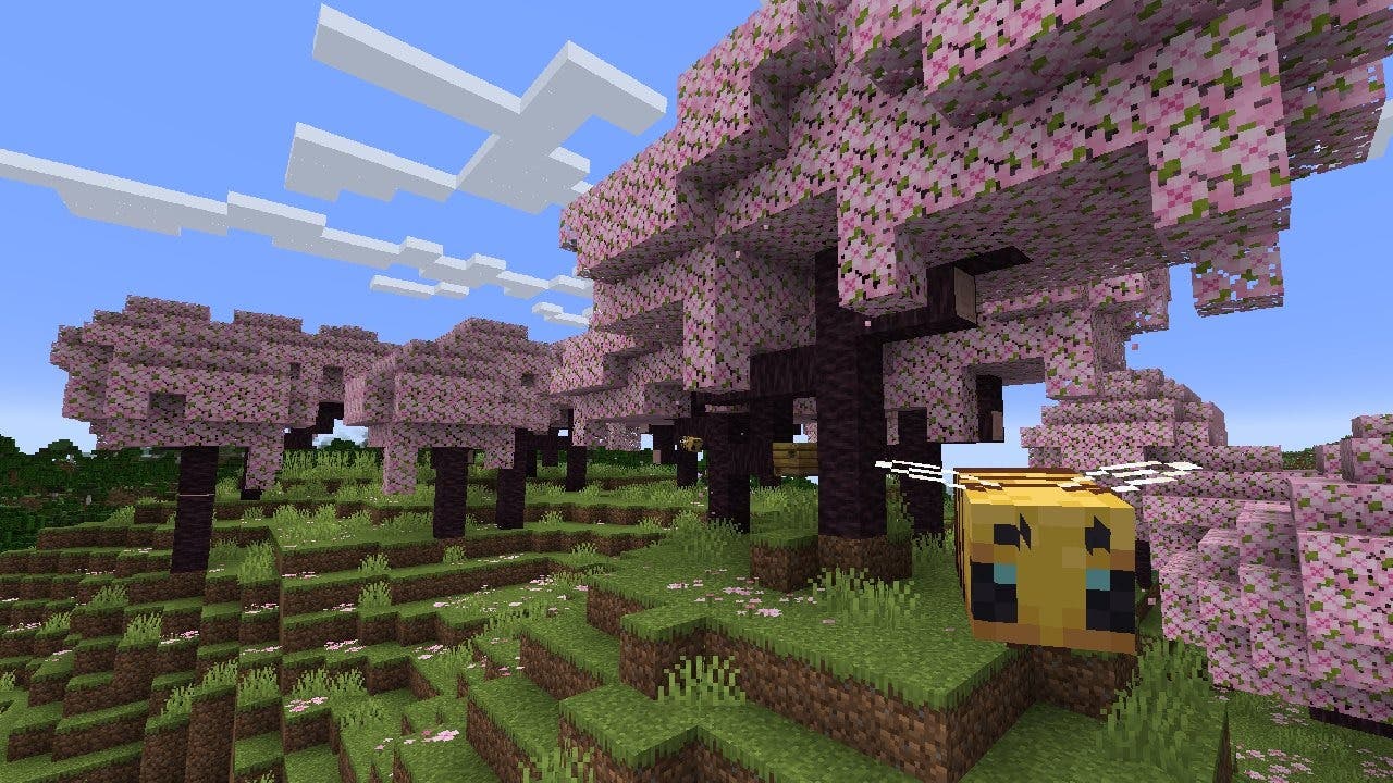 Minecraft introducirá un bioma de cerezos en su próxima actualización