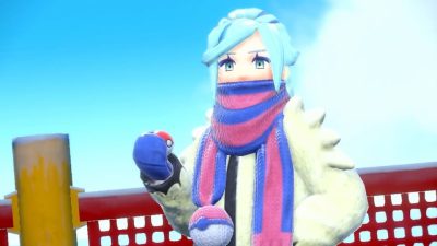 Recrean la bufanda de Grusha de Pokémon Escarlata y Púrpura en la vida real
