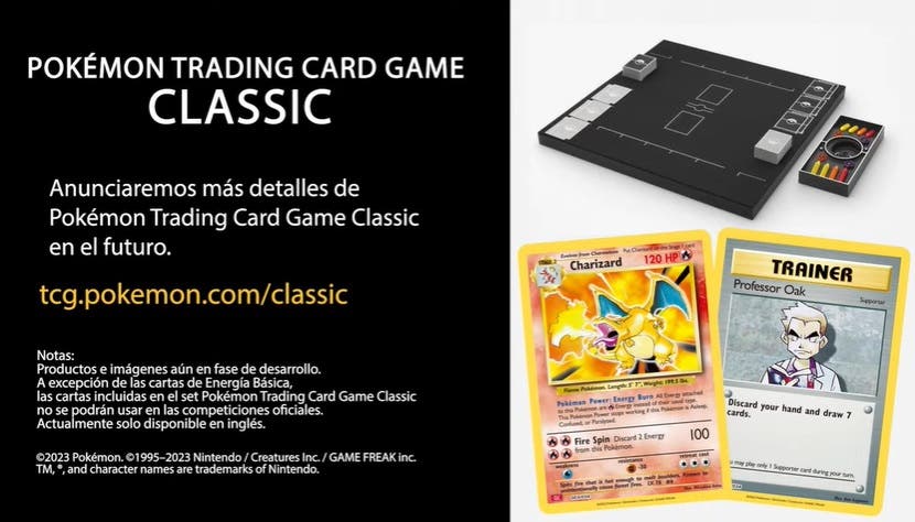 Anunciado Pokémon Trading Card Game Classic