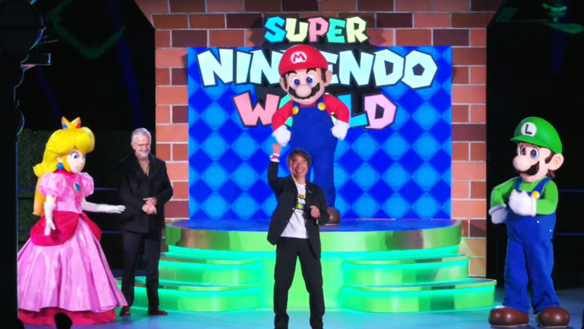 Así fue la apertura de Super Nintendo World Hollywood con Miyamoto y Chris Pratt