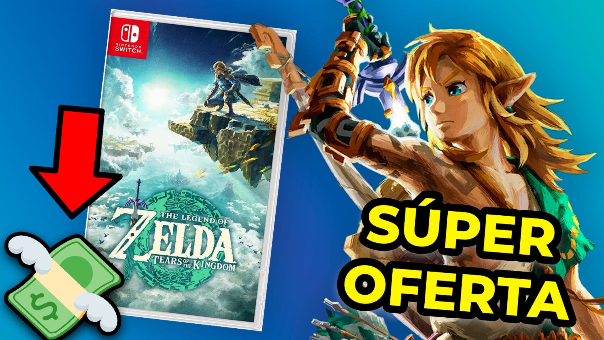 Zelda: Tears of the Kingdom está a precio mínimo con esta nueva oferta
