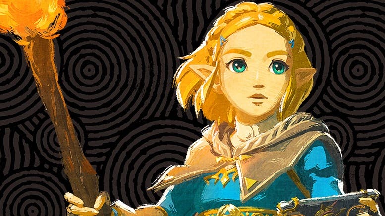 Nintendo pregunta qué agarra Zelda en este arte oficial y los fans no lo tienen muy claro