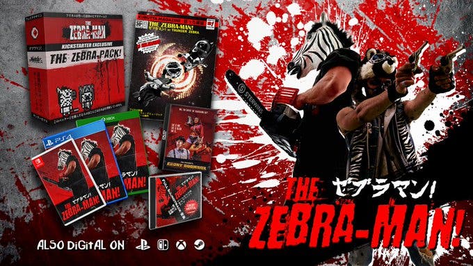 El alocado y bestial The Zebra-Man contará con edición física y digital para Nintendo Switch
