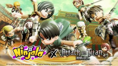 Ninjala muestra su nueva colaboración con Attack on Titan en este vídeo