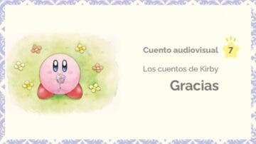 Kirby nos da las gracias en su nuevo cuento audiovisual oficial en español