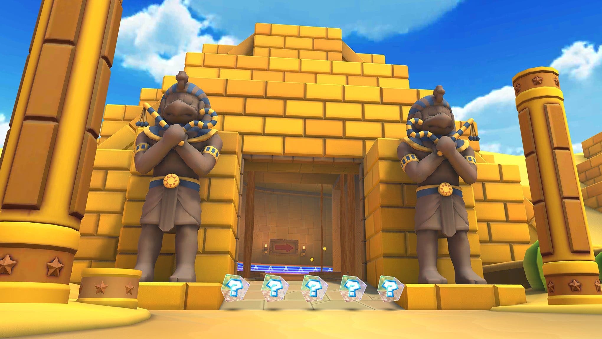 Vistazo detallado a Wii Ruinas Seco-Seco en Mario Kart Tour