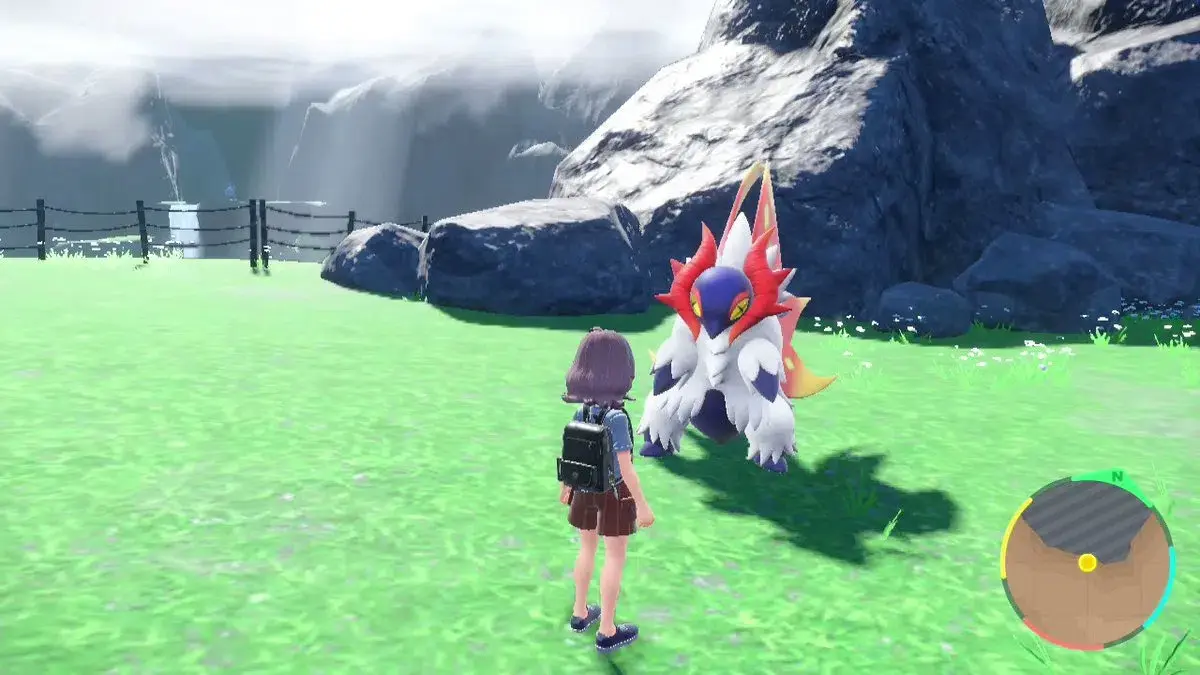 Jugador trata de enseñar trucos a su Reptalada en Pokémon Escarlata y Púrpura