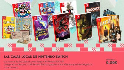Llegan ofertas de juegos de Nintendo Switch con las Cajas Locas de xtralife