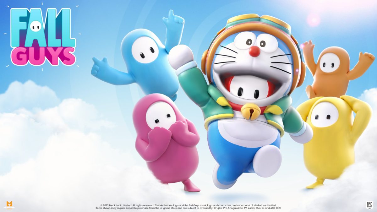 fall guys doraemon
