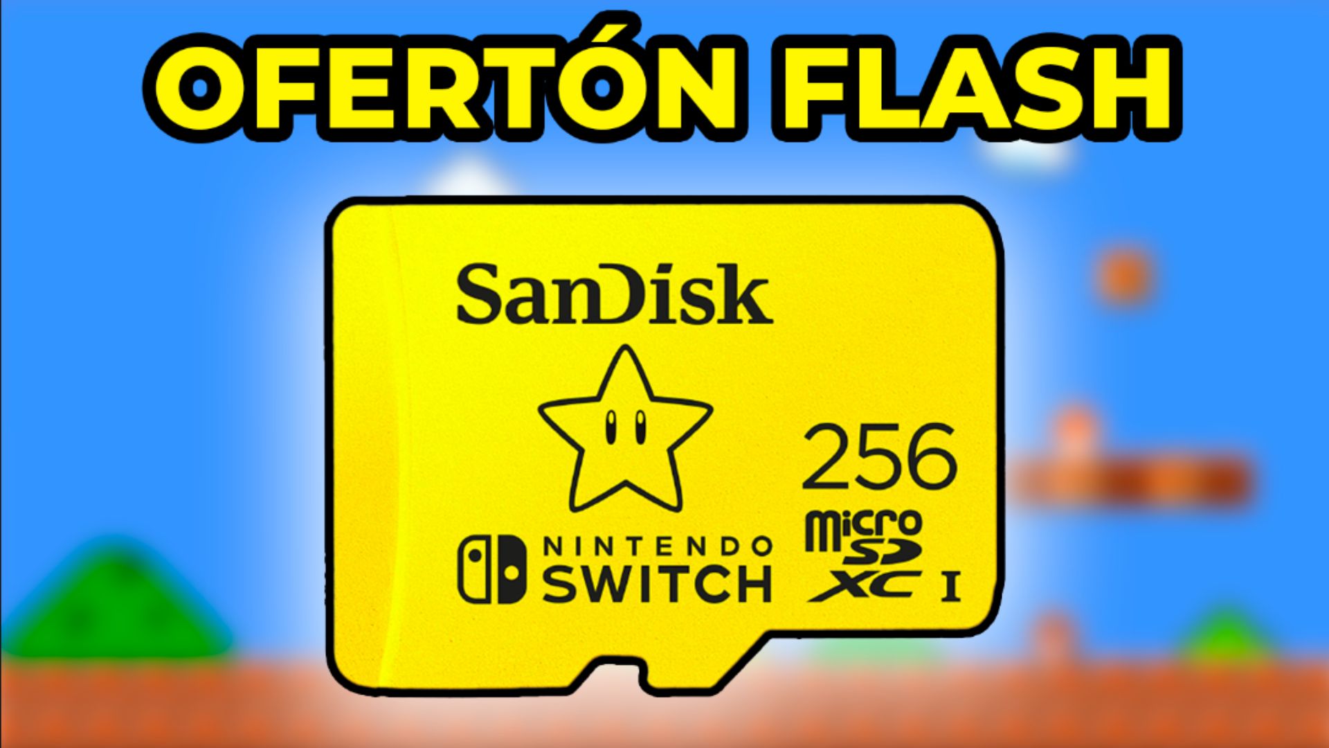 Consigue esta tarjeta SD oficial de 256 GB para Switch a mitad de precio con esta oferta flash