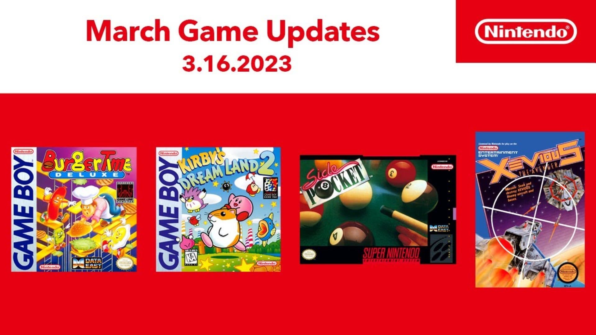 Kirby y más juegos clásicos llegan a Nintendo Switch Online