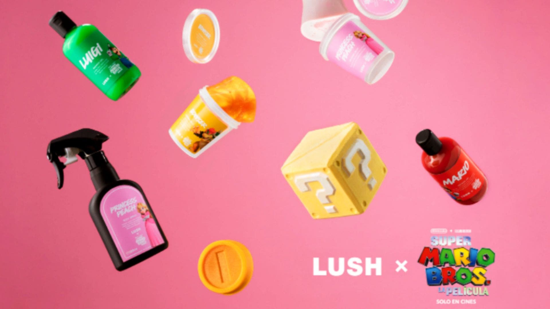 Lush desvela su colección de Super Mario: productos ya disponibles y precios