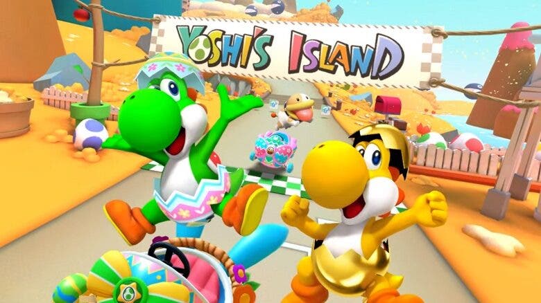 Comparativa en vídeo y gameplay de Desierto de Yoshi e Isla de Yoshi en Mario Kart Tour