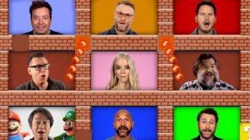 Jimmy Fallon, The Roots, Shigeru Miyamoto y actores de la película cantan el tema principal de Super Mario Bros.