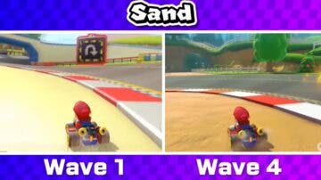 Comparativa de los gráficos del DLC de Mario Kart 8 Deluxe: Entrega 1 vs. Entrega 4