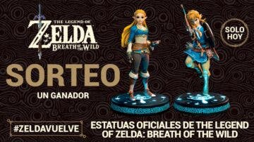 Nintendo España sortea estas estatuas oficiales de Zelda: Breath of the Wild con #ZeldaVuelve
