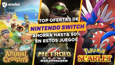 Los juegos más vendidos de Nintendo Switch los consigues más baratos en Eneba